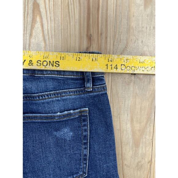 Loft Curvy Ankle Slit Fresh Cut High Rise The Skinny Jeans Size 2/26 - Picture 6 of 7